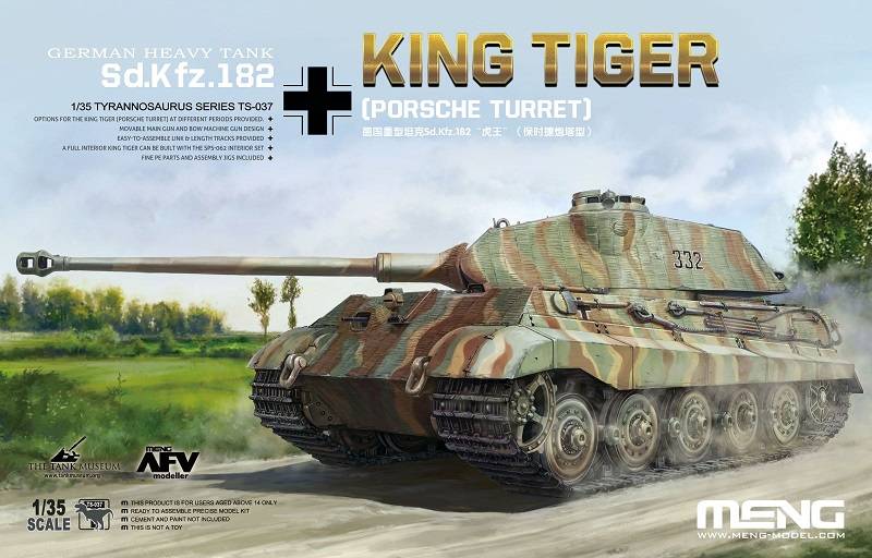 German Heavy Tank Sd.Kfz.182 King Tiger (Porsche Turret)