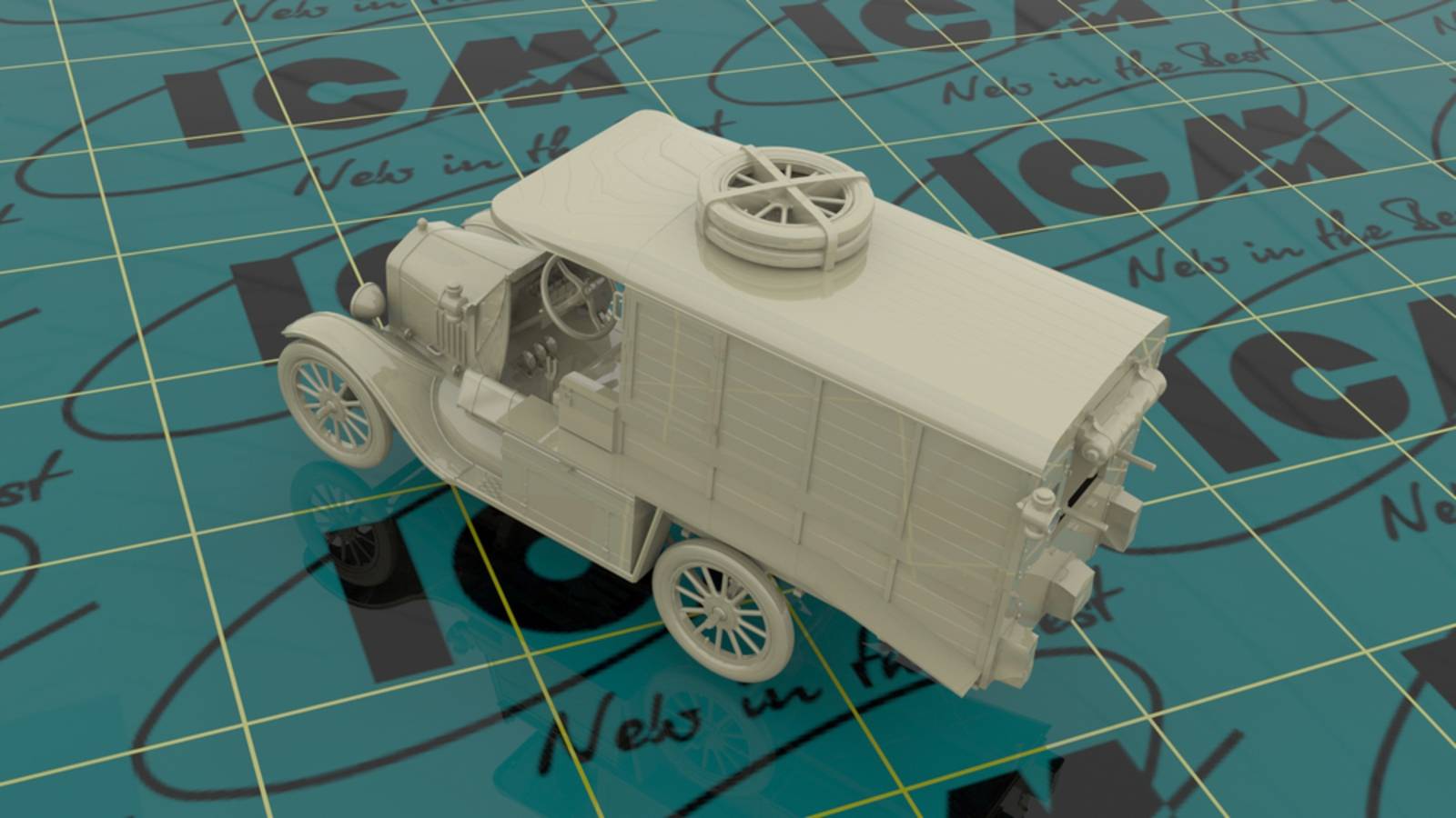 Model T 1917 Ambulance (early) WWI AAFS Car – Image 3