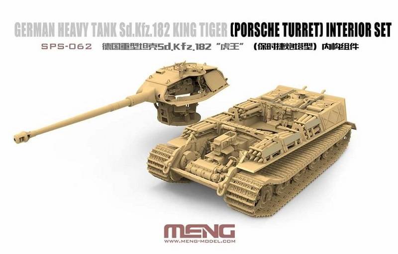 German Heavy Tank Sd.Kfz.182 "King Tiger" (Porsche Turret) Interior Set – Image 2