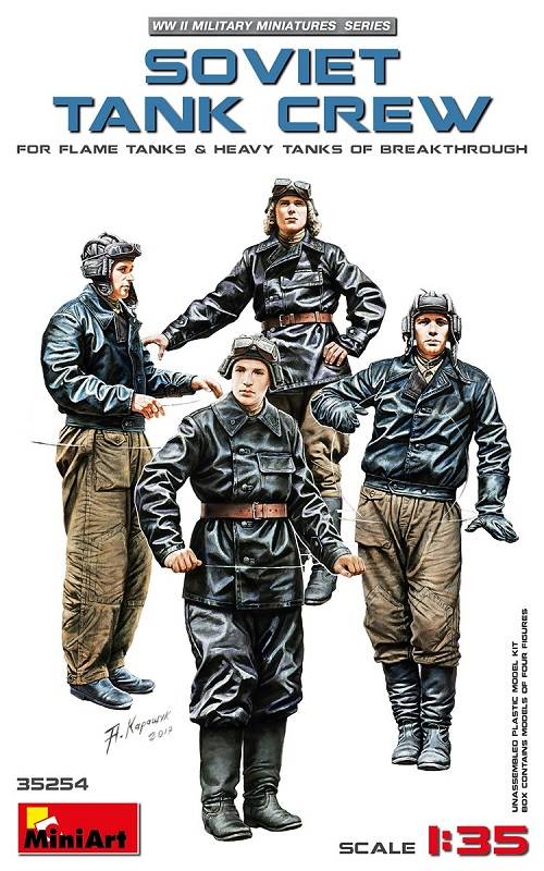 SOVIET TANK CREW (for Flame Tanks & Heavy Tanks of Breakthrough)
