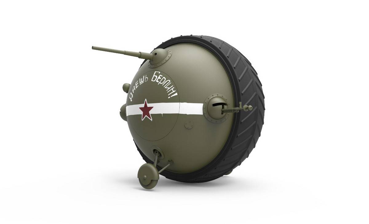 SOVIET BALL TANK “Sharotank” INTERIOR KIT – Image 9
