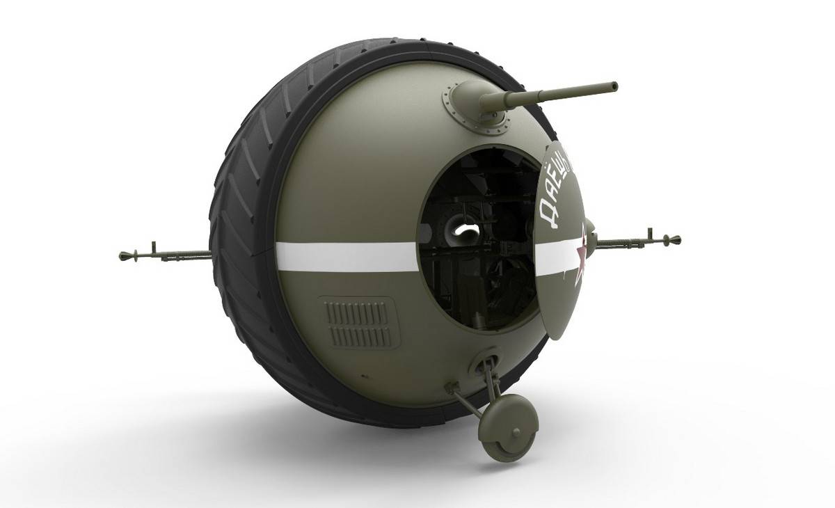 SOVIET BALL TANK “Sharotank” INTERIOR KIT – Image 10