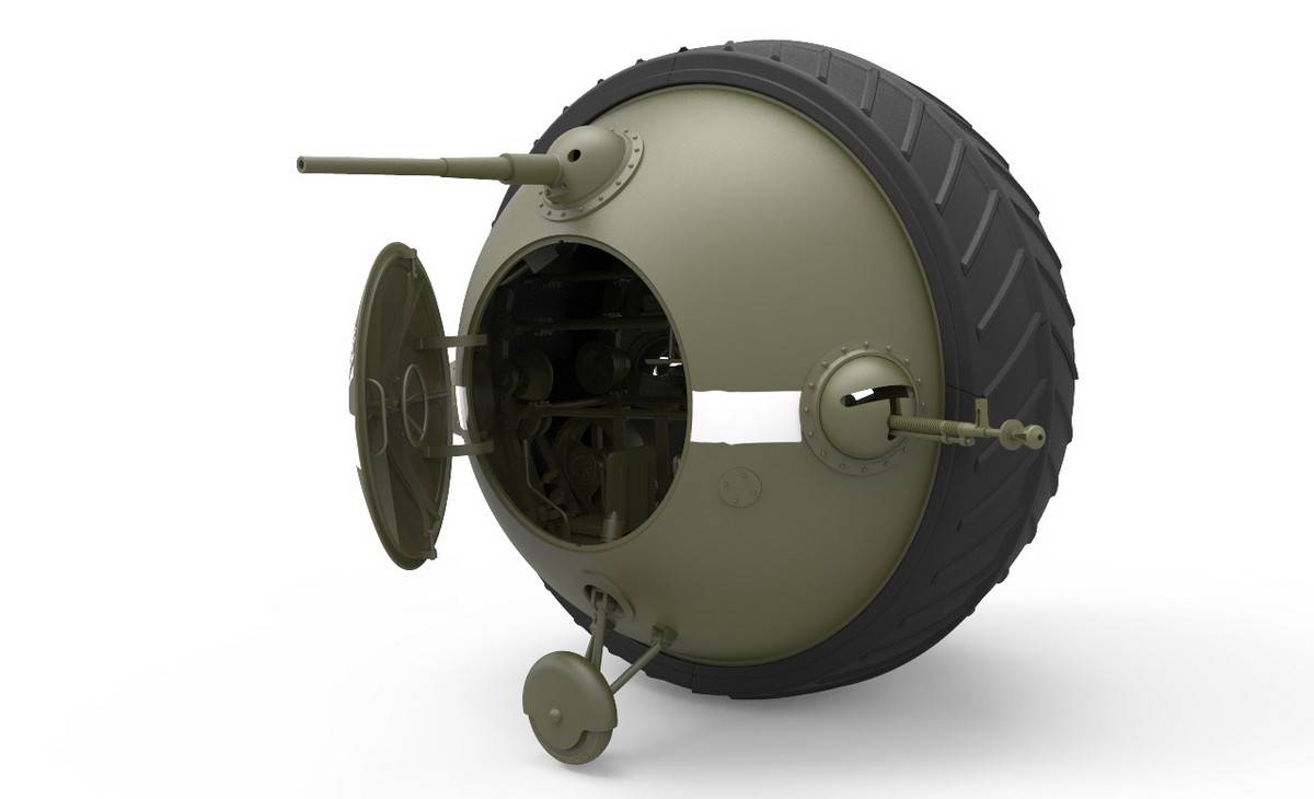 SOVIET BALL TANK “Sharotank” INTERIOR KIT – Image 11