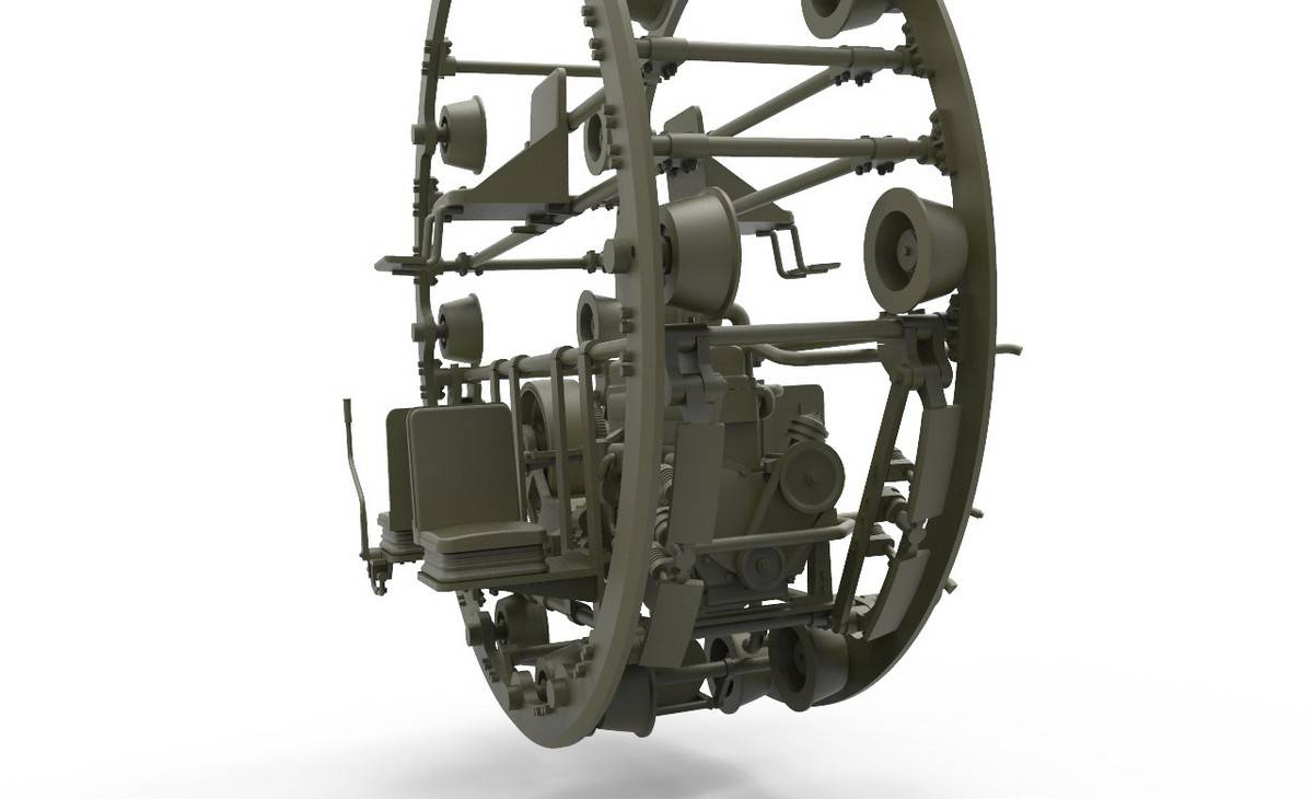 SOVIET BALL TANK “Sharotank” INTERIOR KIT – Image 12