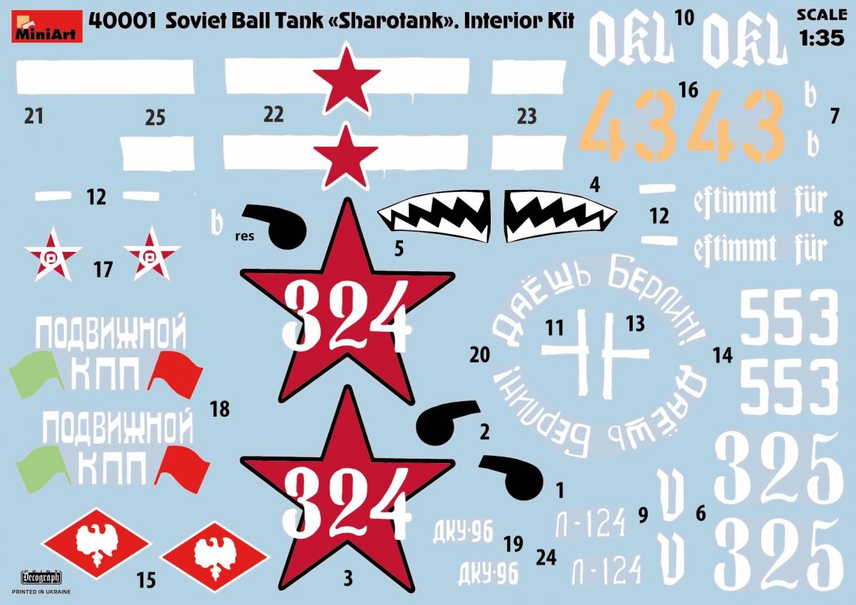 SOVIET BALL TANK “Sharotank” INTERIOR KIT – Image 30