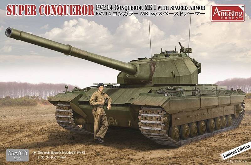 Super Conqueror FV 214 Conqueror Mk I with spaced armour