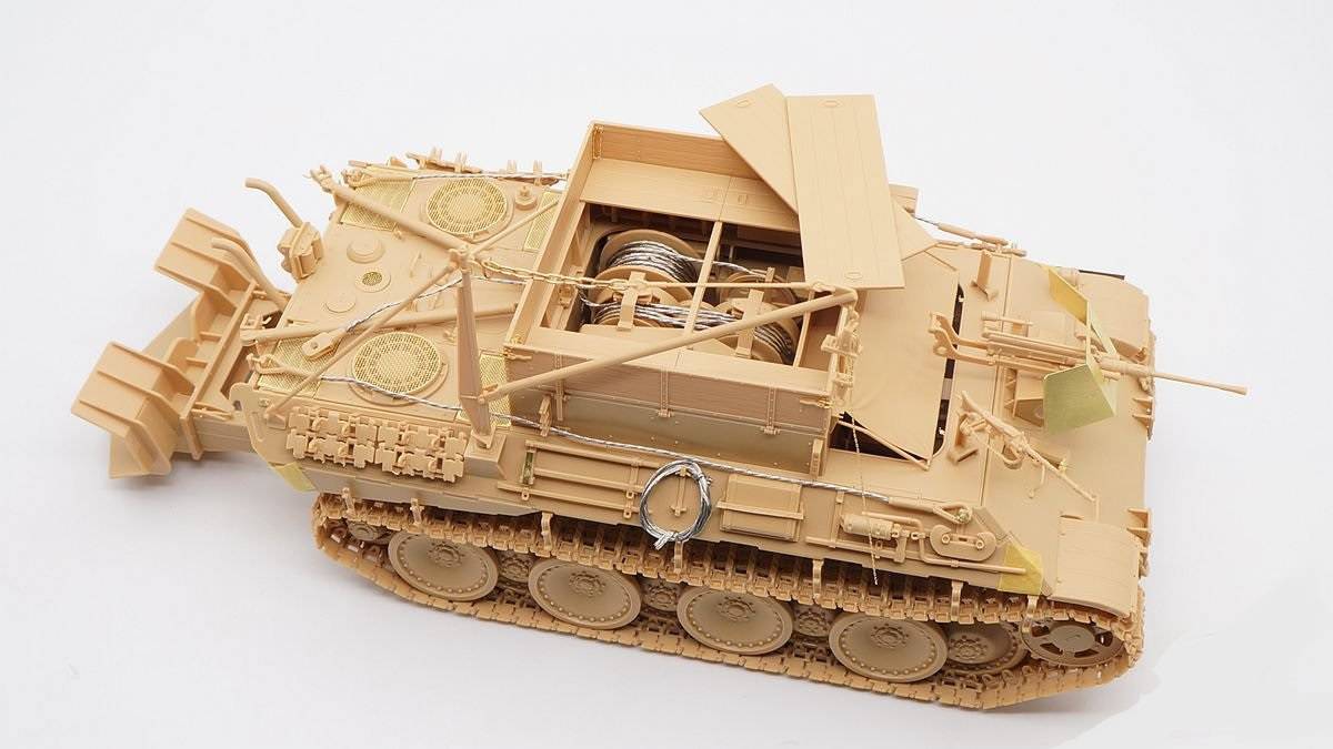 German Armored Recovery Vehicle Sd.Kfz.179 Bergepanther Ausf.A – Image 9