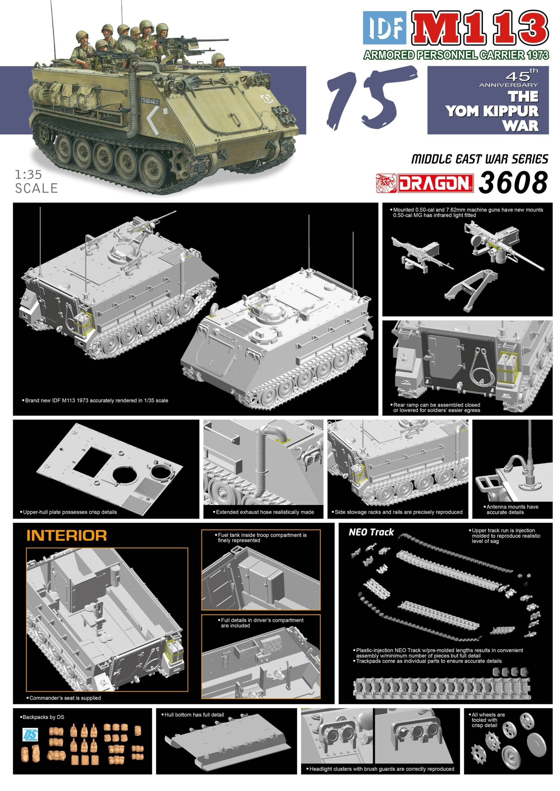IDF M113 Armored Personnel Carrier - Yom Kippur War 1973 – Image 2