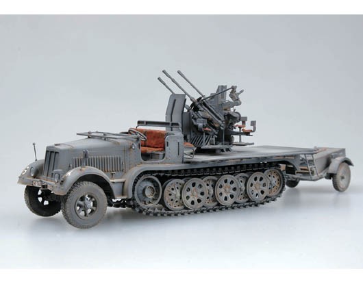 2 cm FLAKVIERLING 38 Auf Selbstfahrlafette (Sd.Kfz. 7/1 early version) with Sd.Anhänger 51 – Image 3