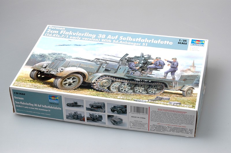 2 cm FLAKVIERLING 38 Auf Selbstfahrlafette (Sd.Kfz. 7/1 early version) with Sd.Anhänger 51 – Image 8