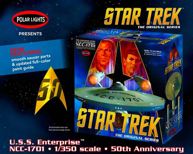 Star Trek U.S.S. Enterprise NCC‐1701 - 50th Anniversary Edition