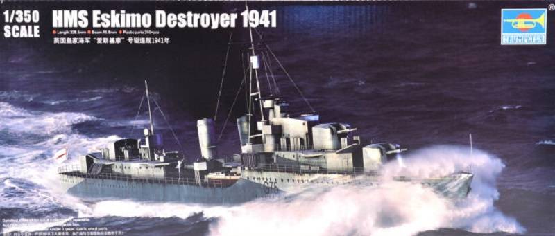 HMS Eskimo Destroyer 1941