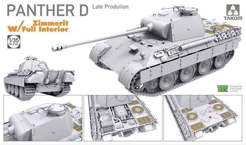 Panther Ausf. D Late Production w/ Zimmerit Full Interior Kit – Image 2