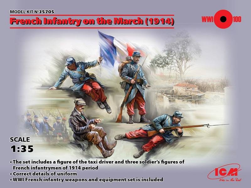 French Infantry on the march (1914)