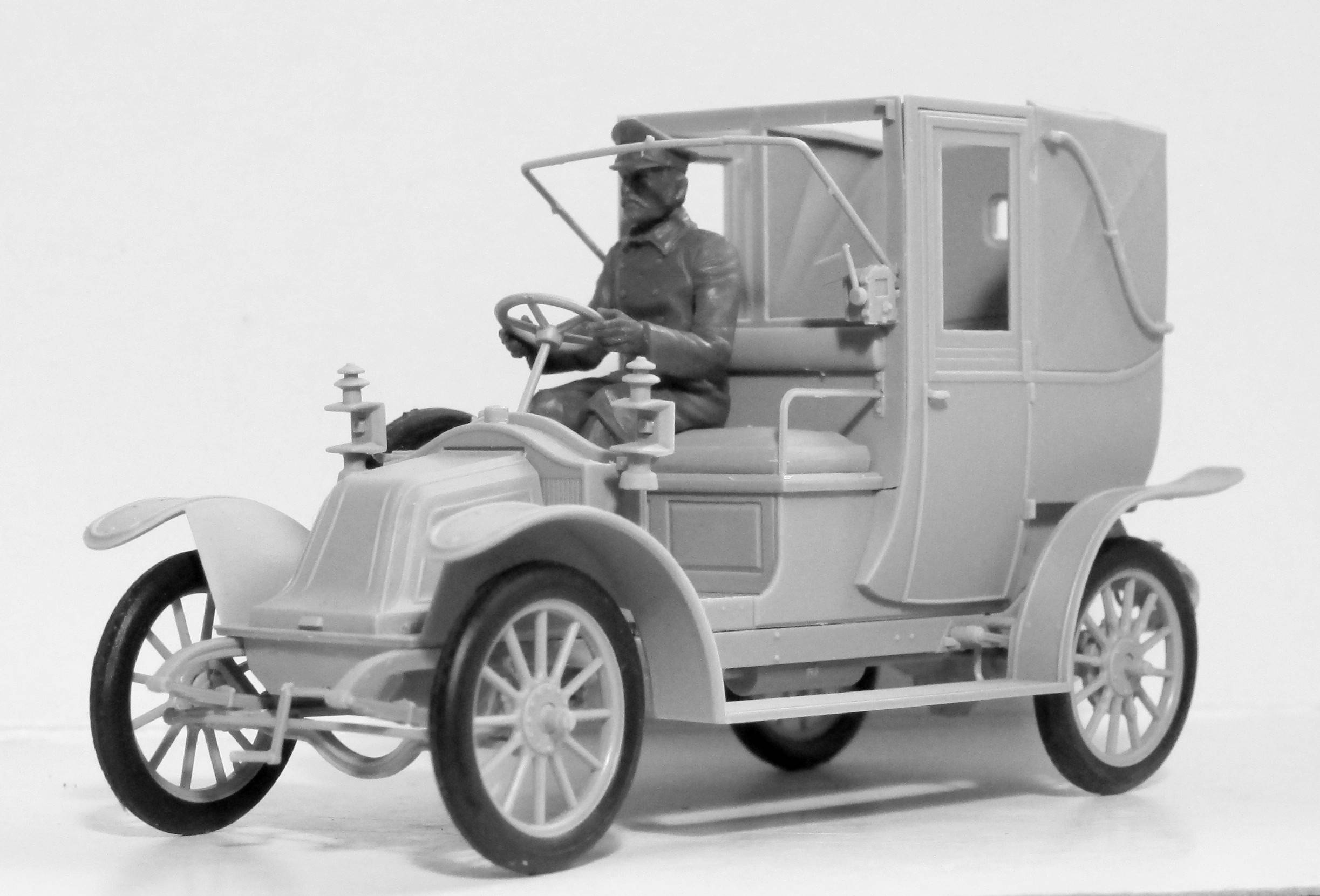 BATTLE OF THE MARNE (1914) TAXI CAR WITH FRENCH INFANTRY – Image 9