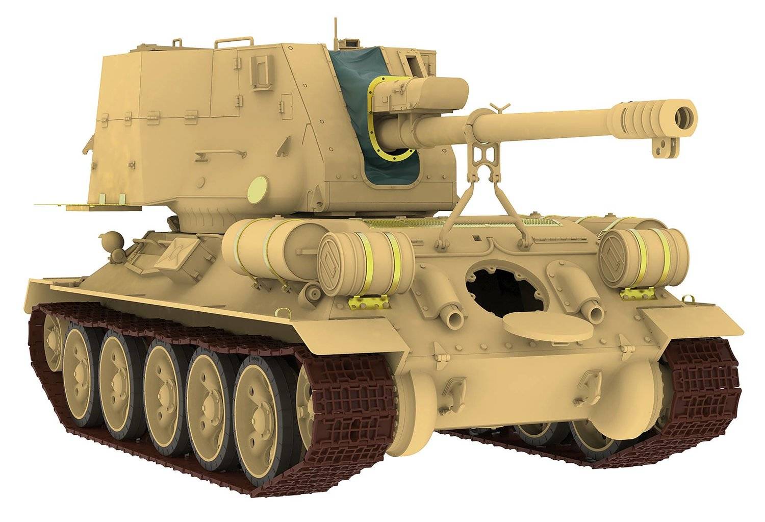 T-34/122 Egyptian 122 mm Self-Propelled Gun – Image 4