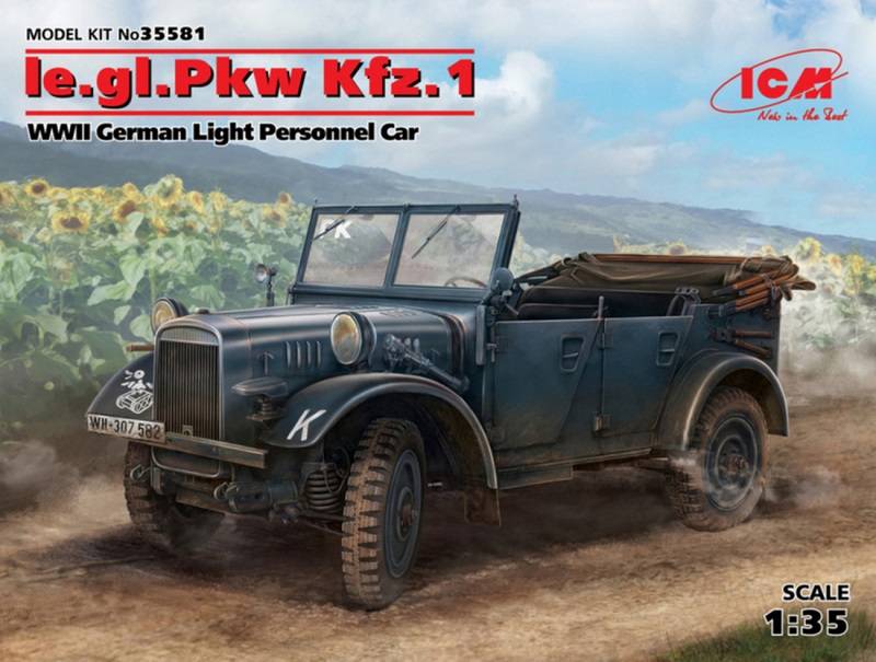 le.gl.Einheits-Pkw Kfz.1 WWII German Light Personnel Car