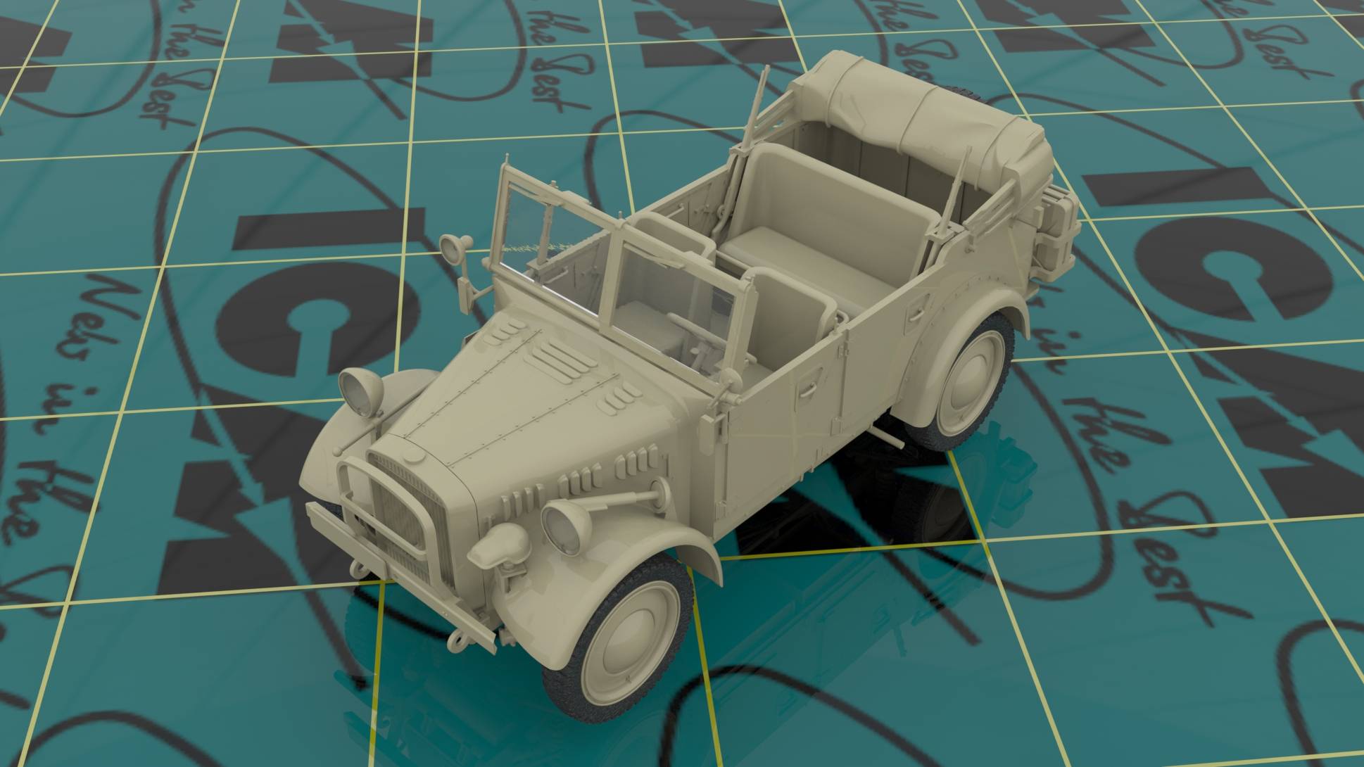 le.gl.Einheits-Pkw Kfz.1 WWII German Light Personnel Car – Image 3
