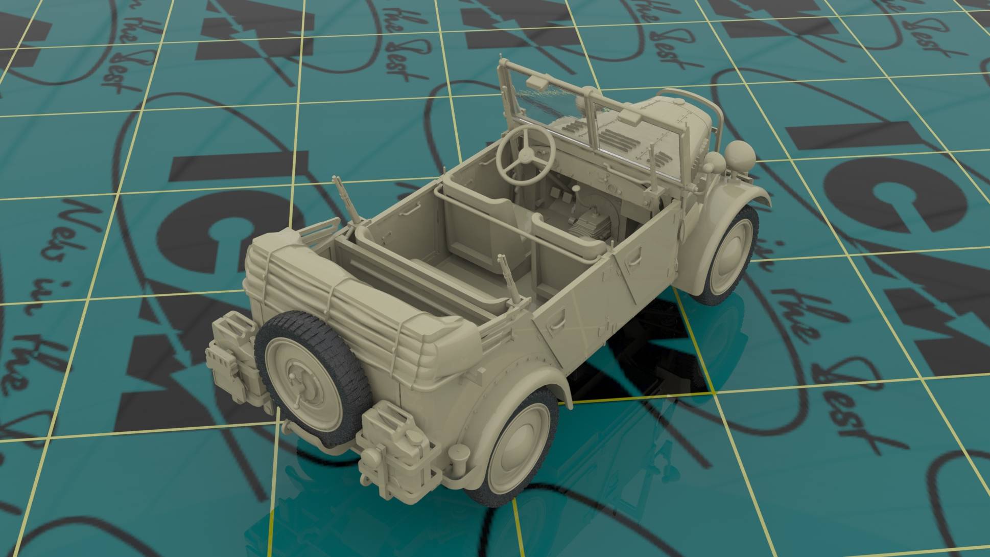 le.gl.Einheits-Pkw Kfz.1 WWII German Light Personnel Car – Image 4