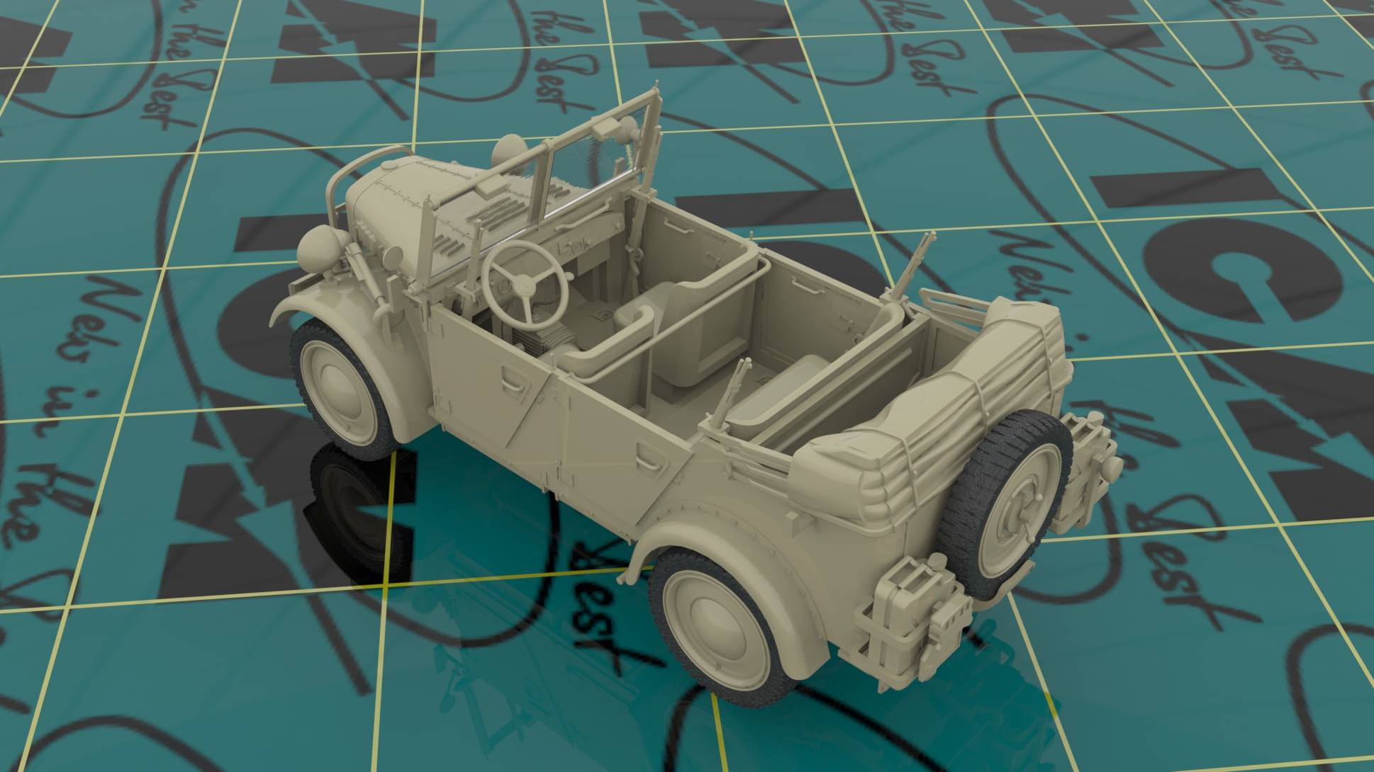 le.gl.Einheits-Pkw Kfz.1 WWII German Light Personnel Car – Image 5