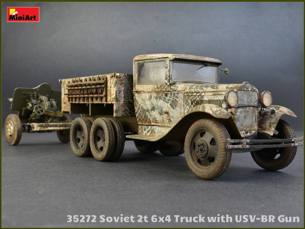 SOVIET 2T 6X4 TRUCK & 76-mm USV-BR GUN – Image 3
