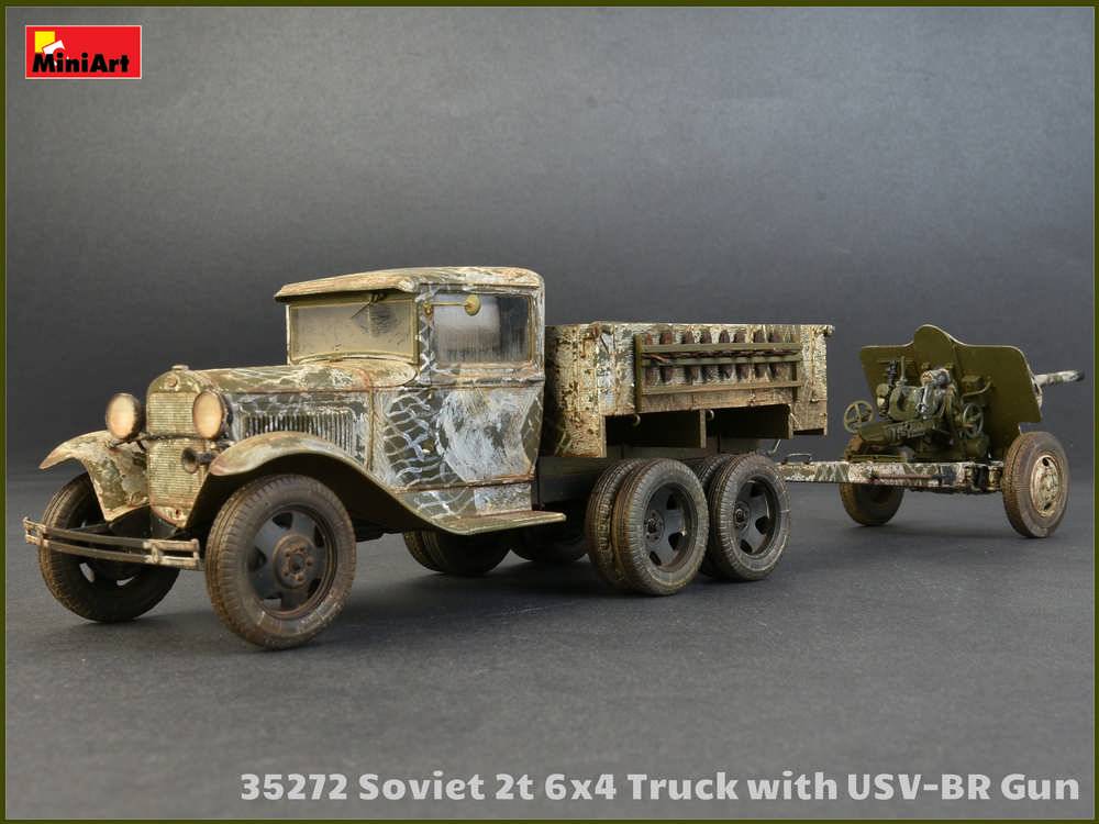SOVIET 2T 6X4 TRUCK & 76-mm USV-BR GUN – Image 4