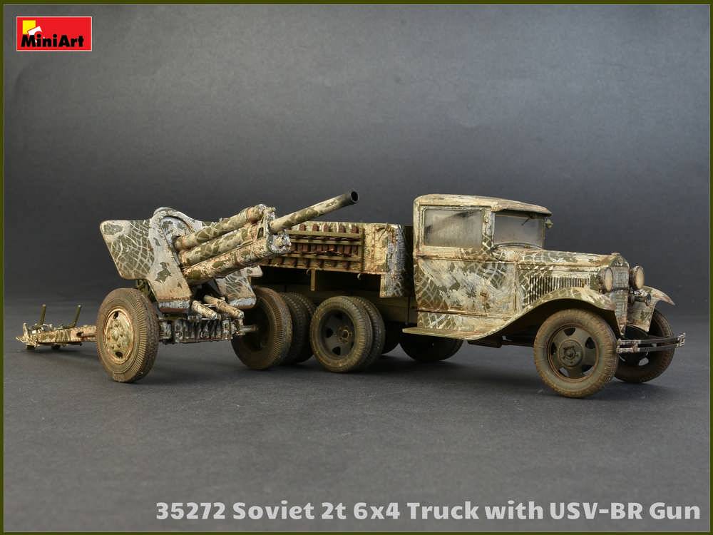 SOVIET 2T 6X4 TRUCK & 76-mm USV-BR GUN – Image 6