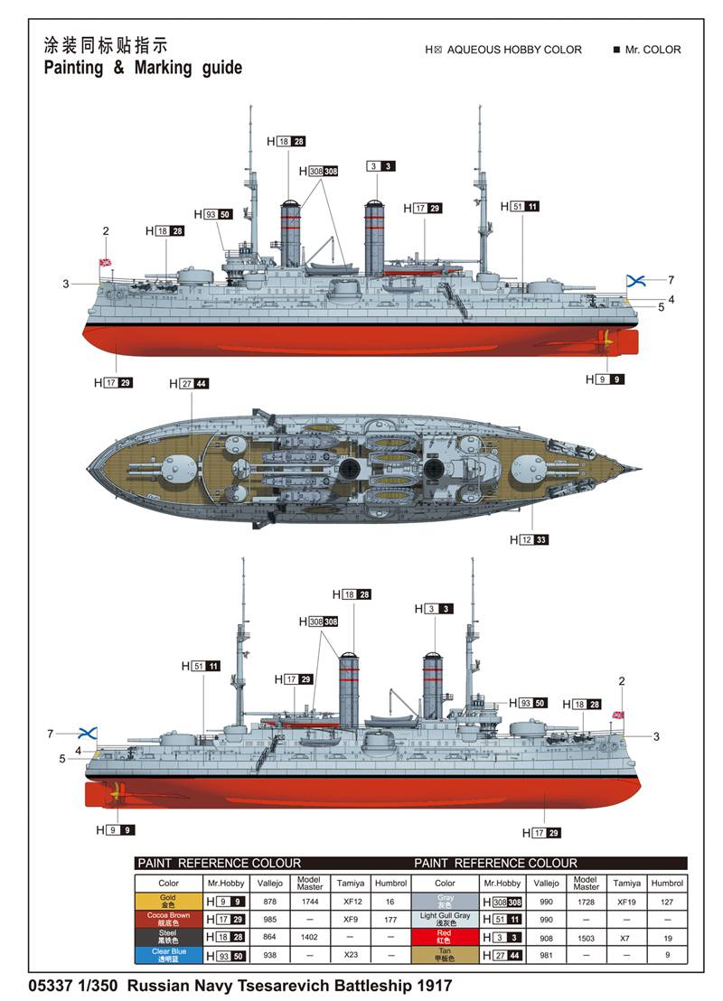 Russian Navy Tsesarevich Battleship 1917 – Image 6