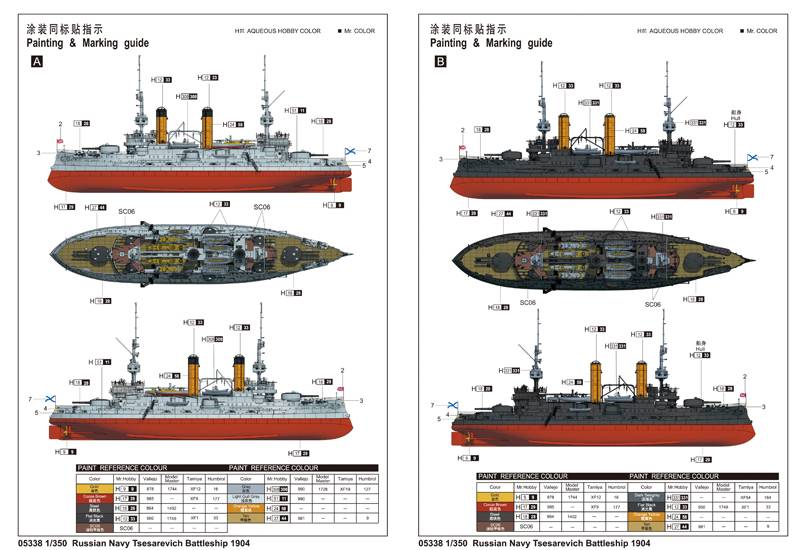 Russian Navy Tsesarevich Battleship 1904 – Image 6