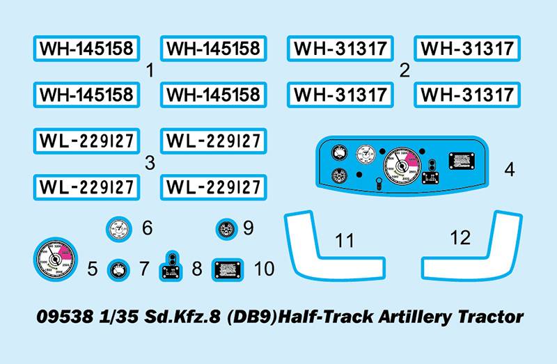 Sd.Kfz.8 (DB9)Half-Track Artillery Tractor – Image 3