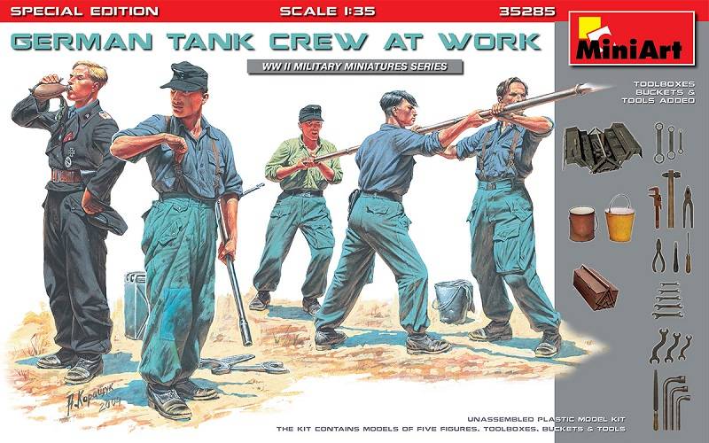 GERMAN TANK CREW AT WORK SPECIAL EDITION