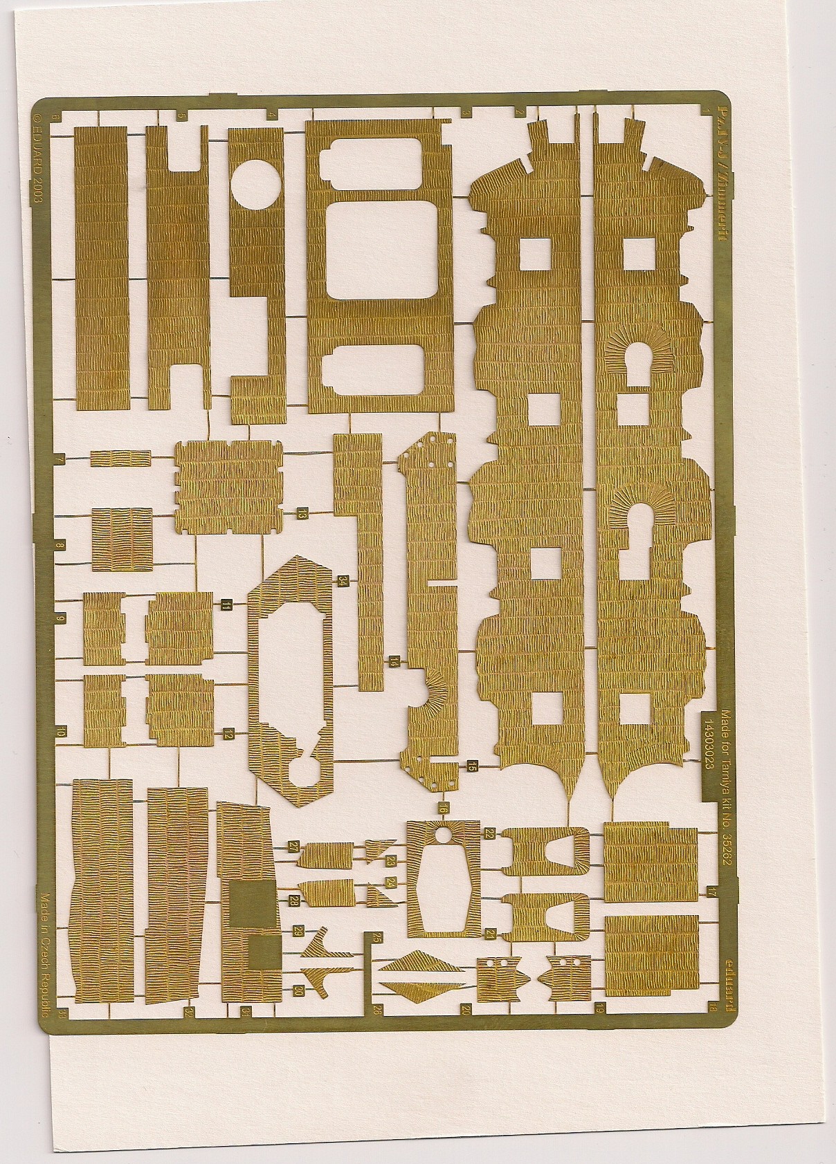 GERMAN Pz.Kpfw. IV Ausf.J W/ EDUARD PHOTO ETCHED PARTS for ZIMMERIT COATING – Image 2