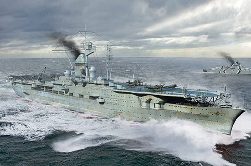 German Navy Aircraft Carrier DKM Peter Strasser – Image 2