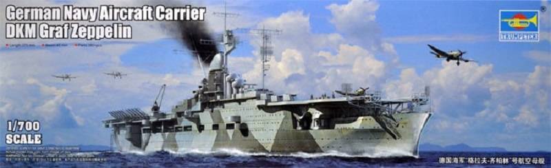 German Navy Aircraft Carrier DKM Peter Strasser