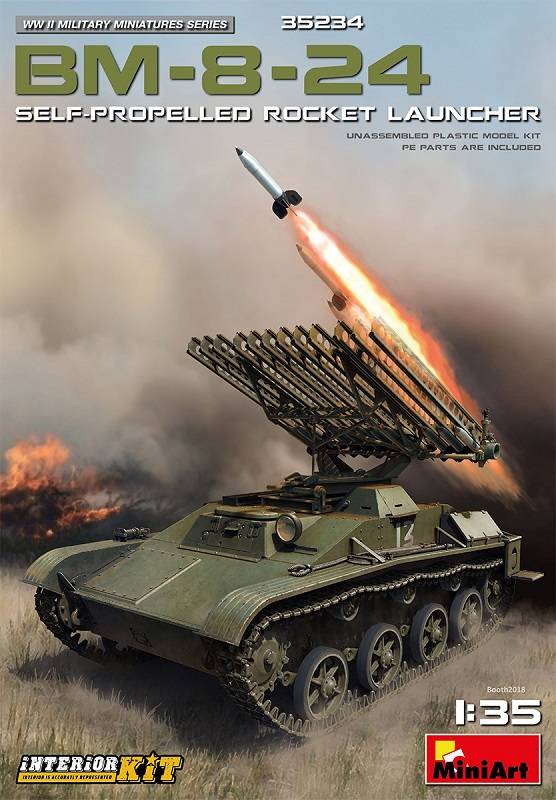 BM-8-24 SELF-PROPELLED ROCKET LAUNCHER