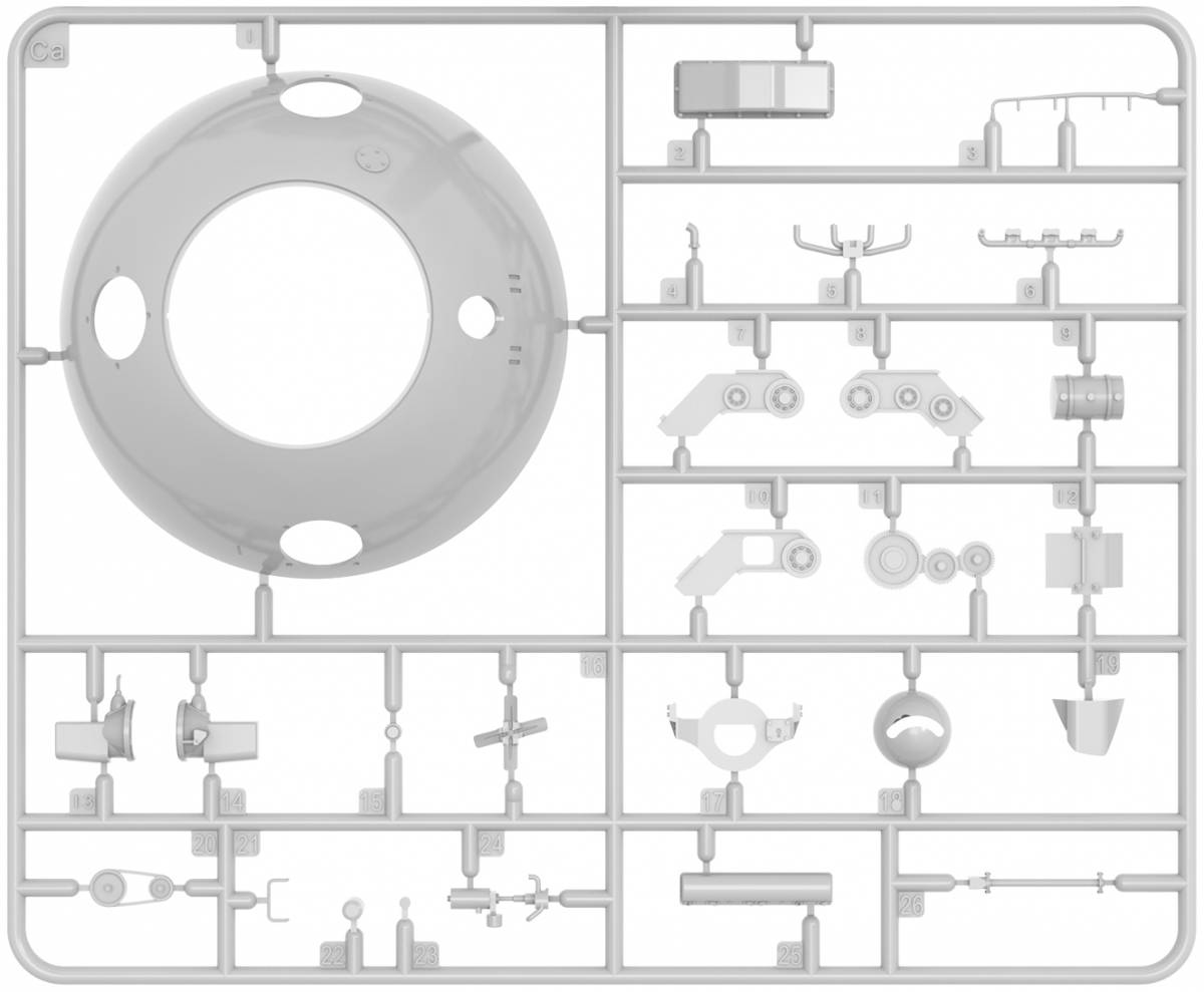 Kugelpanzer 41( r ). INTERIOR KIT – Image 21