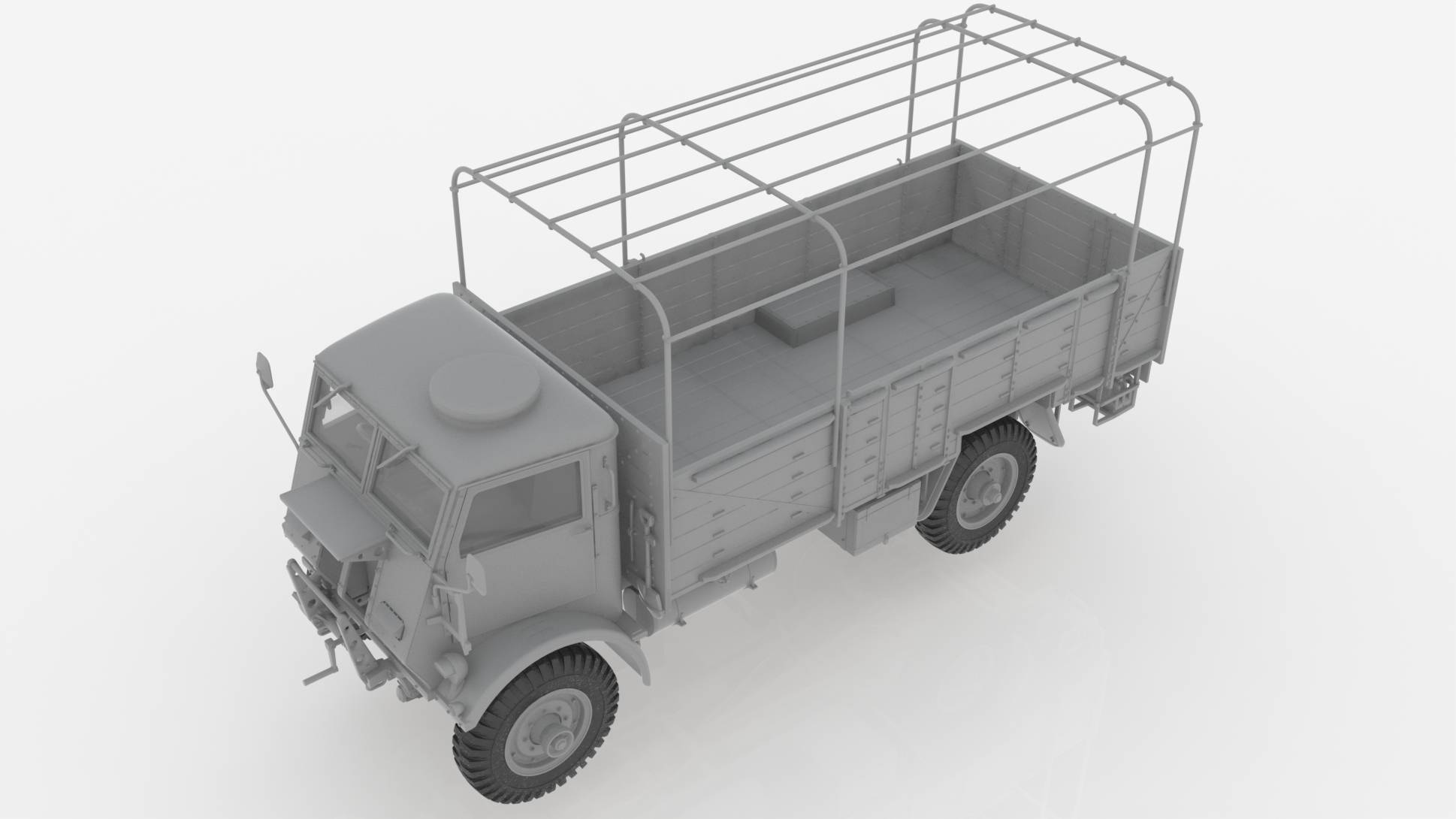 Model W.O.T. 6 WWII British Truck – Image 4