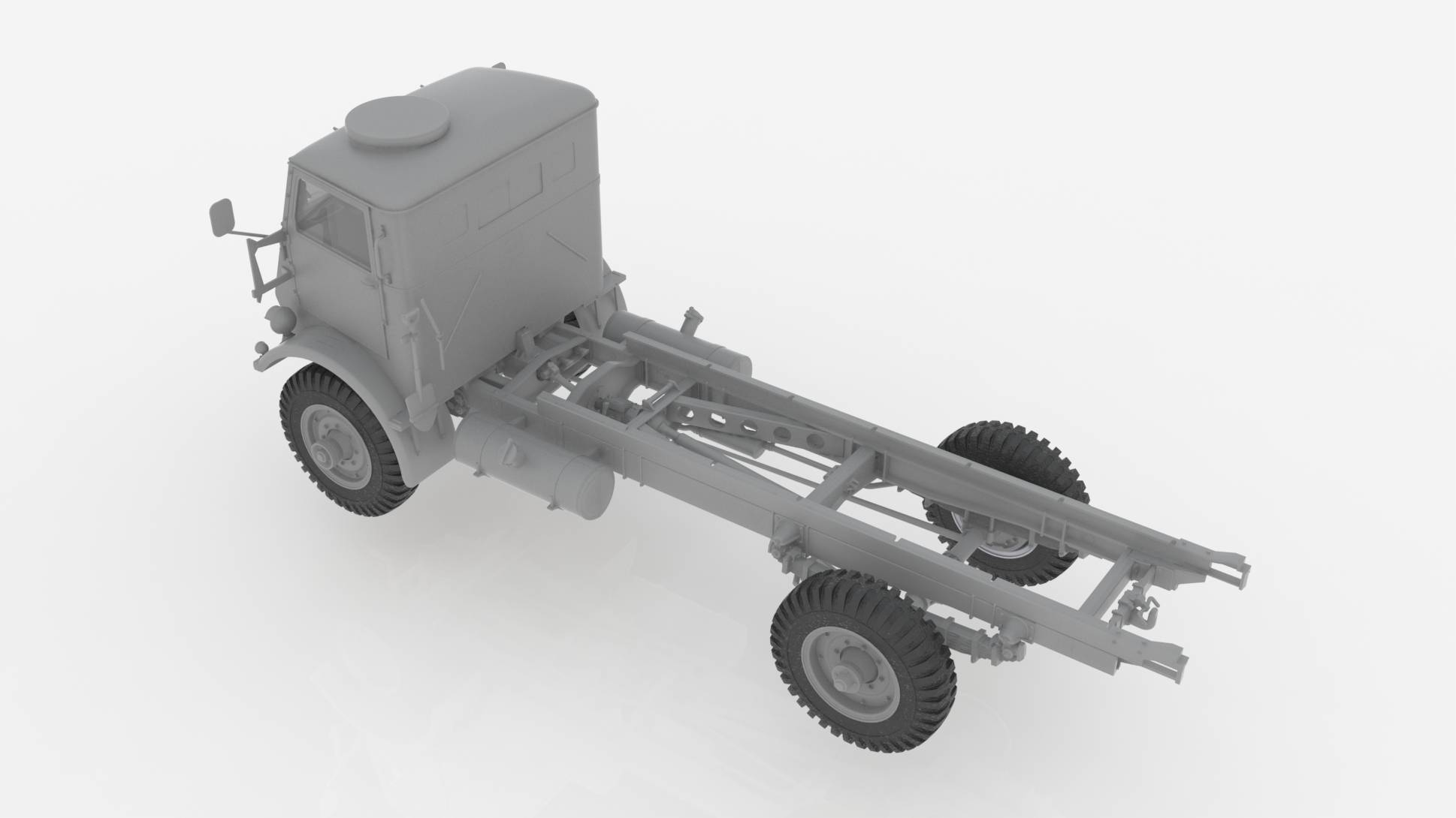 Model W.O.T. 6 WWII British Truck – Image 5