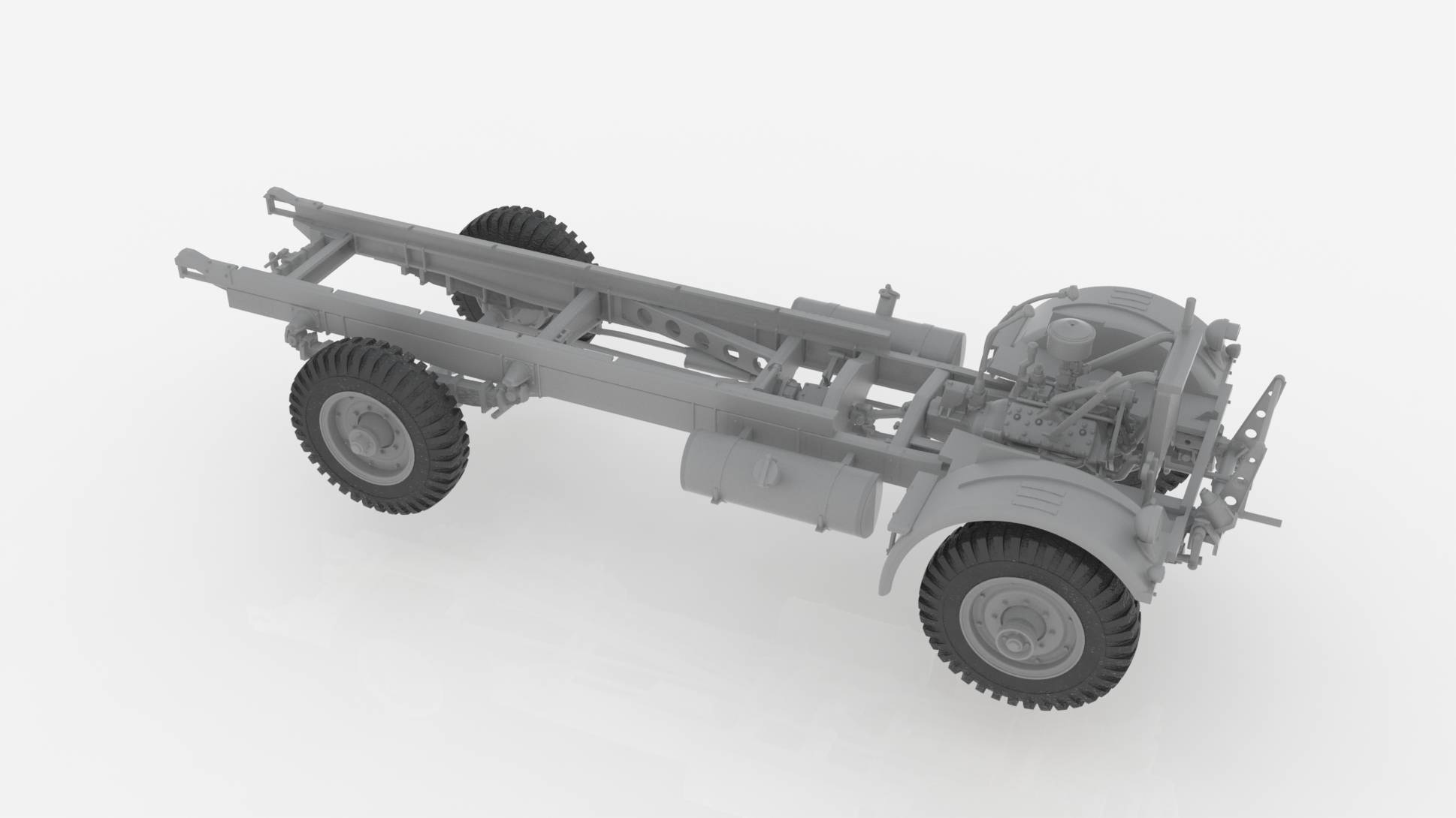 Model W.O.T. 6 WWII British Truck – Image 6