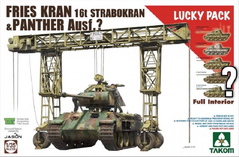 Fries Kran 16t Strabokran & Panther Ausf. ? Lucky Pack (Full Interior)