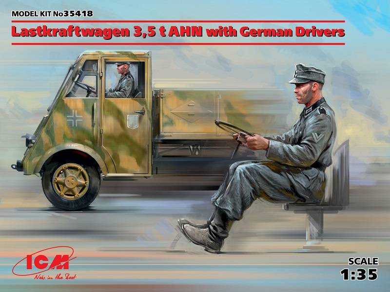 Lastkraftwagen 3,5 t AHN with German Drivers