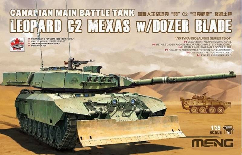 Leopard C2 Mexas w/ Dozer Blade Canadian Main Battle Tank