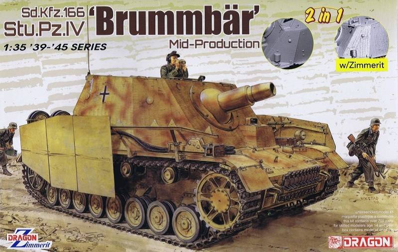 Sd.Kfz.166 Stu.Pz.IV 'Brummbar' Mid-production (2 In 1)