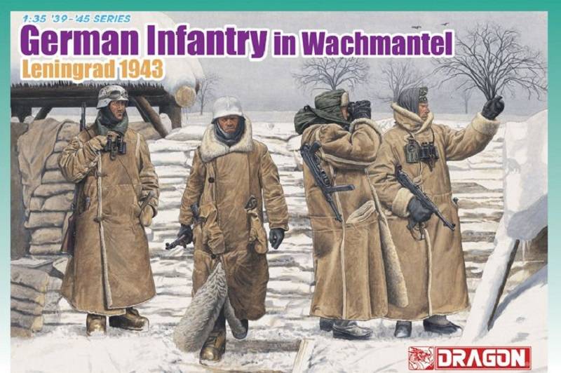 German Infantry In Wachtmantel (Leningrad 1943)