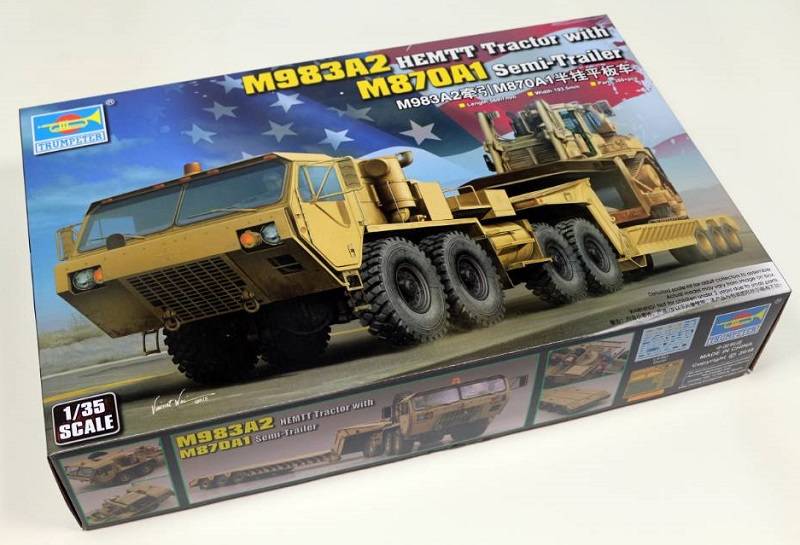 M983A2 HEMTT Tractor with M870A1 Semi-Trailer