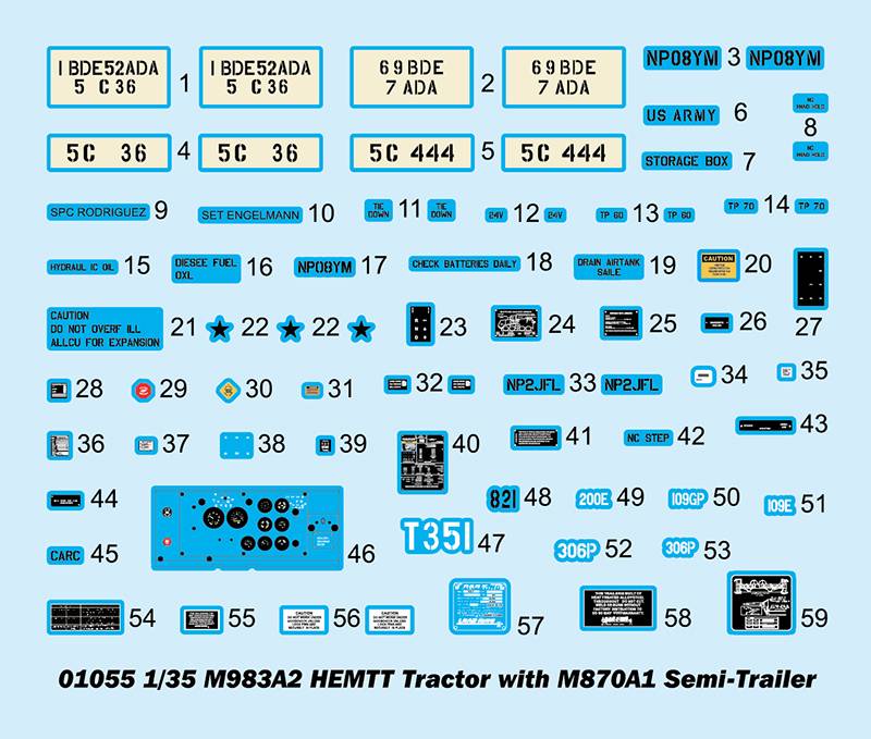 M983A2 HEMTT Tractor with M870A1 Semi-Trailer – Image 3