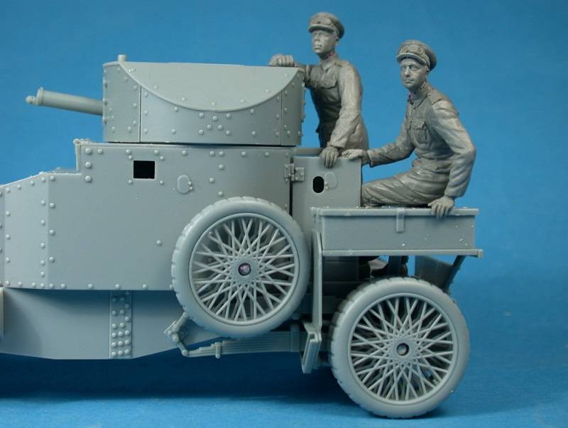 British RNAS Armoured Car Division Crewman Observing – Image 2