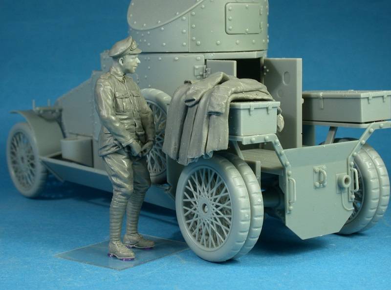 British RNAS Armoured Car Division Petty Officer Relief – Image 2