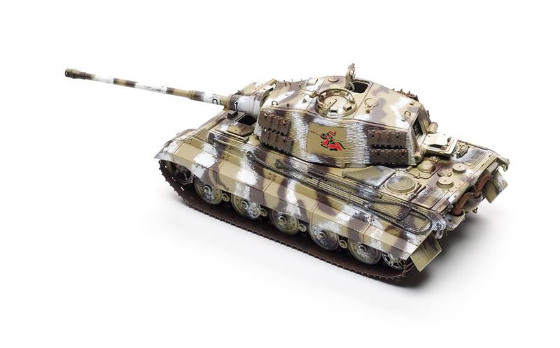 Sd.Kfz.182 King Tiger Henschel Turret w/Zimmerit Pz.Abt.505 w/New Track Parts – Image 2