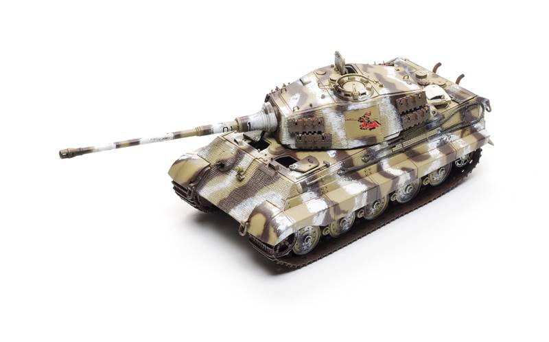 Sd.Kfz.182 King Tiger Henschel Turret w/Zimmerit Pz.Abt.505 w/New Track Parts – Image 3